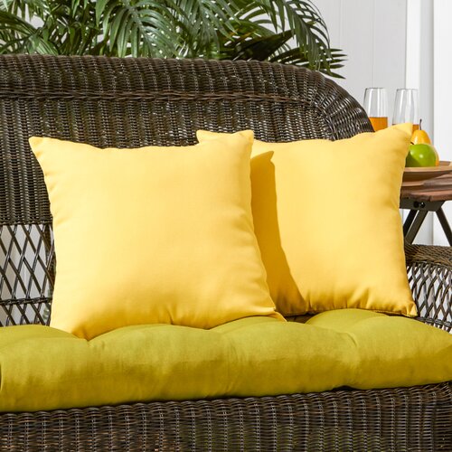 Indoor/Outdoor Reversible Throw Pillow (Set of 2)